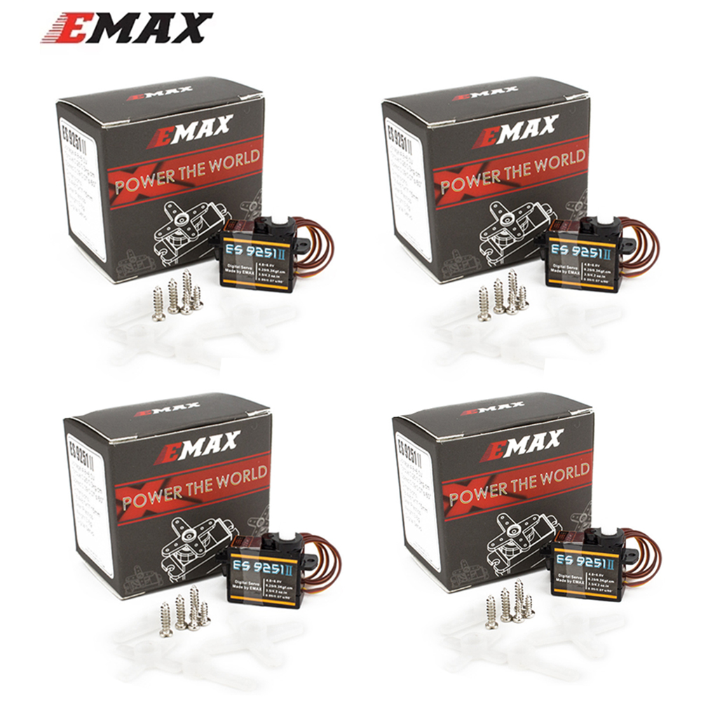 Rc Helicopter Servo - EMAX ES9251II ES9251 4g マイクロデジタルサーボ 0.27KG