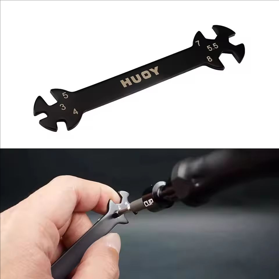 Rc Helicopter Tool Kit - 6-in-1 六角レンチセット 3/4/5/5.5/7/8mm、RCカー、ボート、ドローン、ヘリコプターの修理・メンテナンス用アレンキーツールキット、滑り止めハンドル