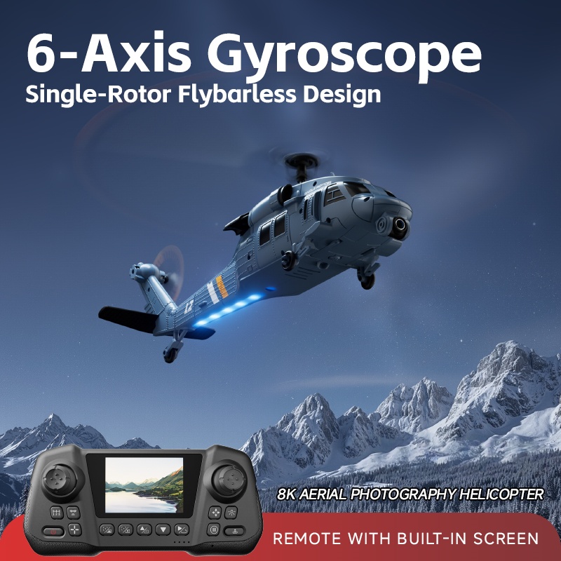 8Kフライバーレス光学フローホバーLCDスクリーンWIFI  - Rc Helicopter Nitro のレビューと価格