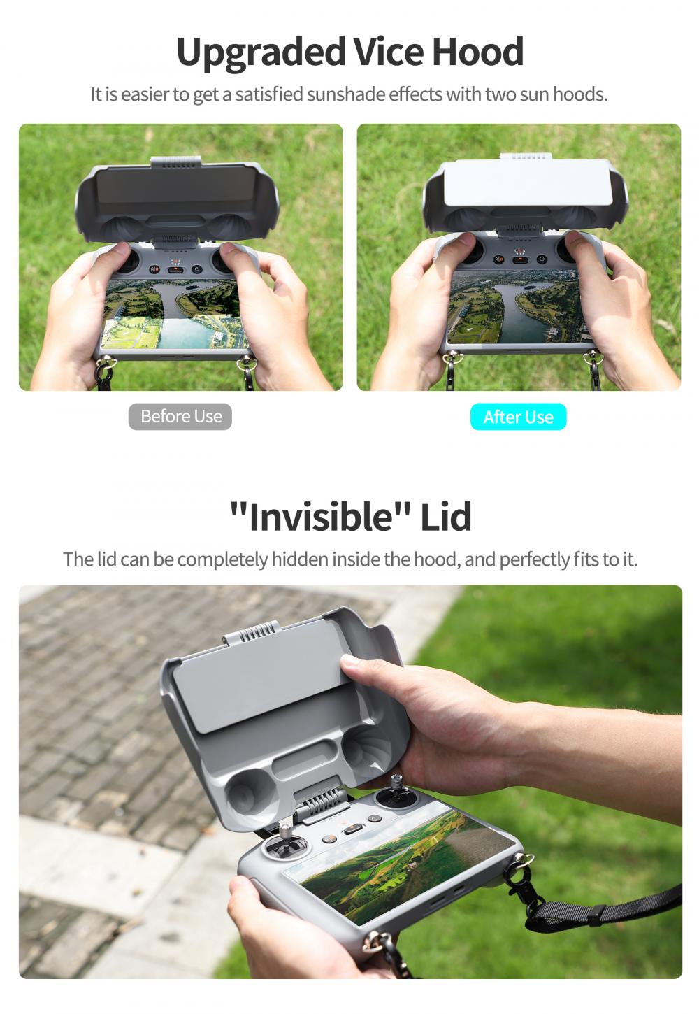 画面保護シェルサンシェード DJI RC/RC 2 リモコン - Dji Drone Mini 3 のレビューと価格