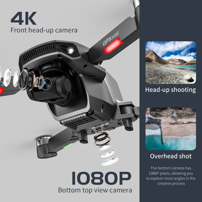 ドローンL106pro 3,4K 5g,wifi,fpv,折 - Rc Helicopter Electric のレビューと価格
