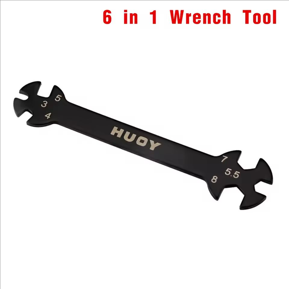 6-in-1 六角レンチセット 3/4/5/5.5/7/8m - Rc Helicopter Tool Kit のレビューと価格